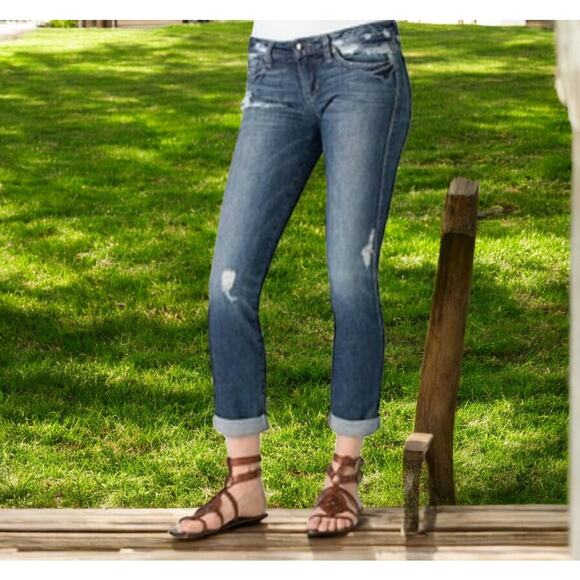 Joe's Jeans Chelsea Fit Klum Wash Rolled Cuff -  Size 28 - Picture 2 of 10